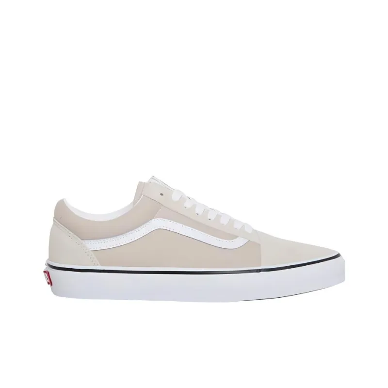 Vans Suede Comfycush Old Skool Oatmeal Cream White-1