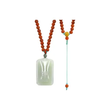 GANGCUI [Hetian Jade]Pendant Green Jade Unisex