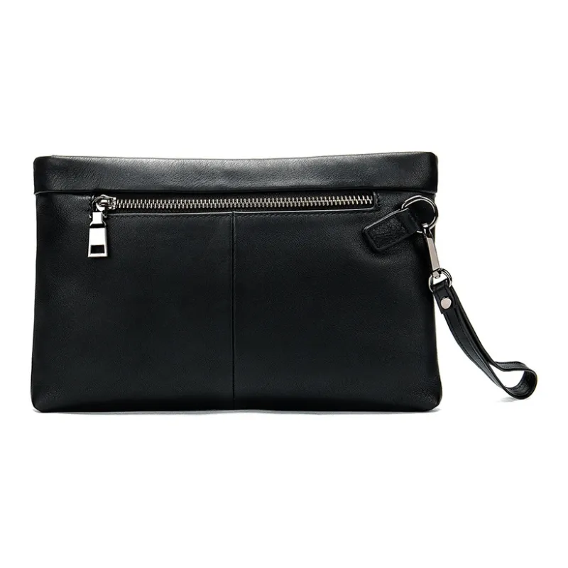 DOSRFINI Genuine Leather Clutch Men's Black-1