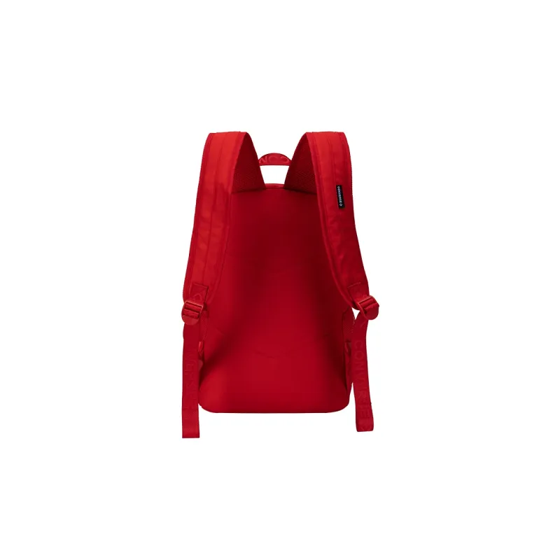 Converse Polyester Backpack Regular Women's Preppy Red-2