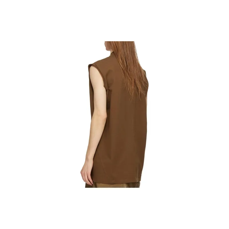 RICK OWENS Splintered Tarp Vest-1