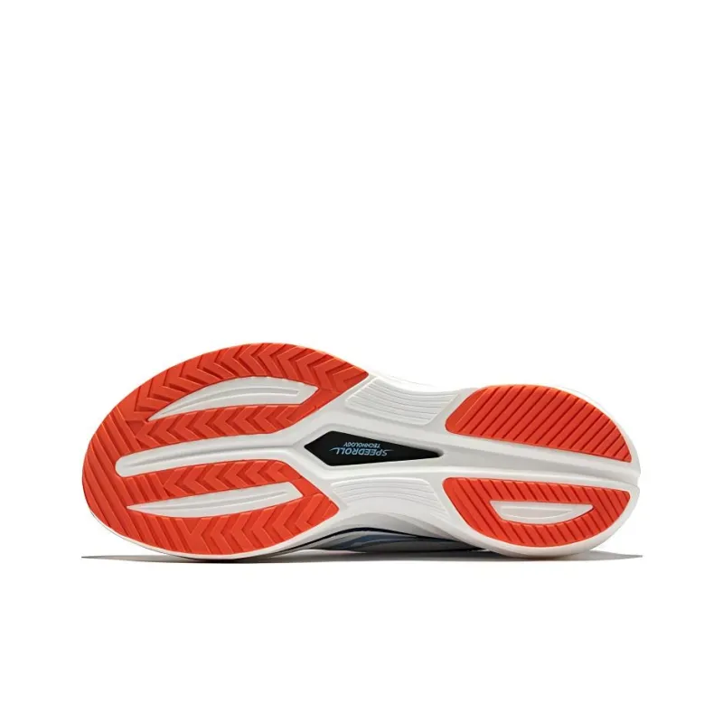 Saucony Slay 2 Coverage Low Top Carbon Plate Training Running Shoes Unisex White Blue-4