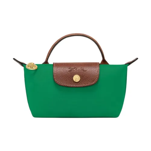 LONGCHAMP Le Pliage Recycled Canvas Canvas Bag Handbags Women's Green