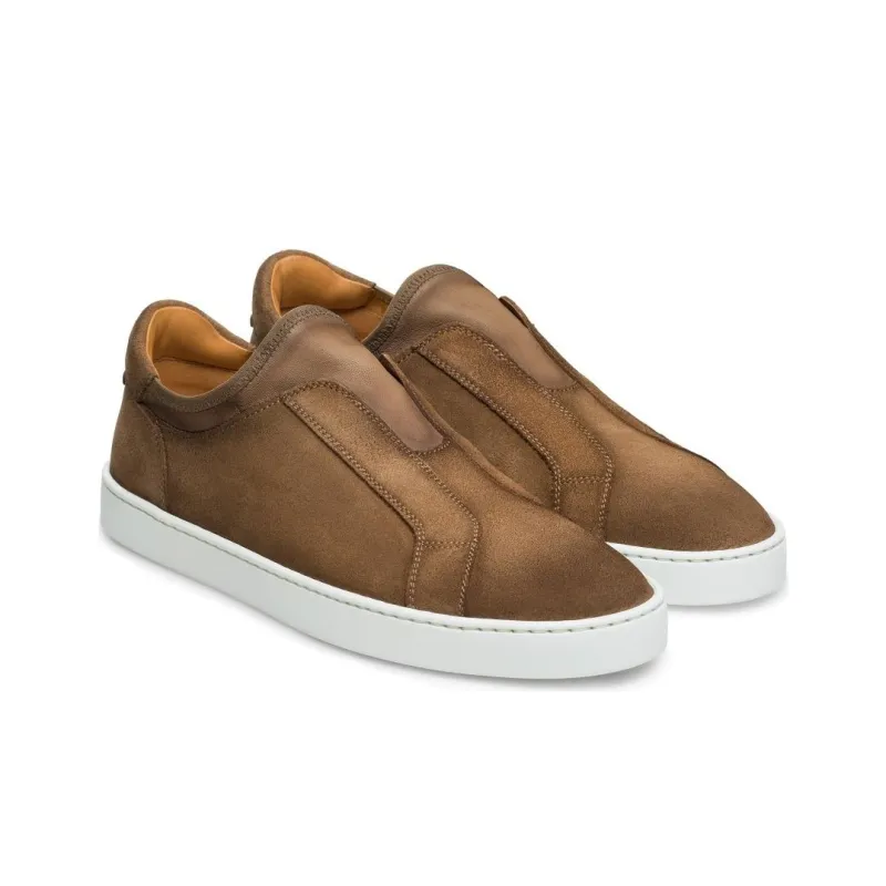 Magnanni LEVE SLIP Low-Top Skateboard Shoes Men's Umber-2
