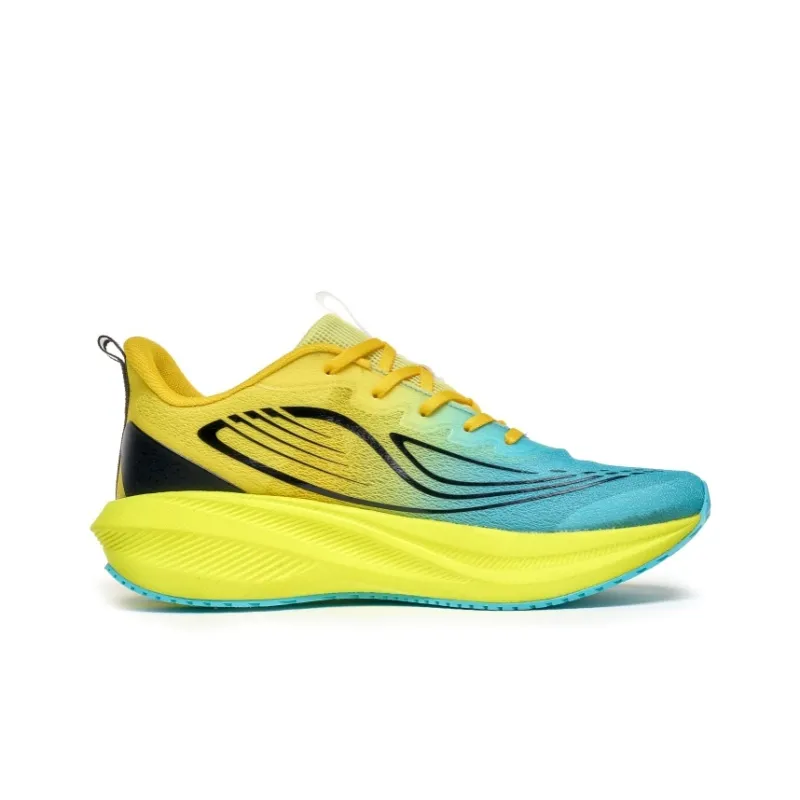 Qing Pao Running Shoes Men Low Top Green-1