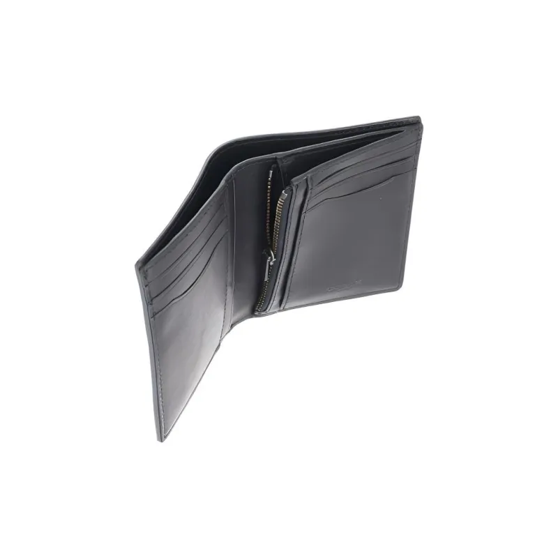 COACH Slim Wallet Leather Card Holder Wallet Small Size Men's Black-5