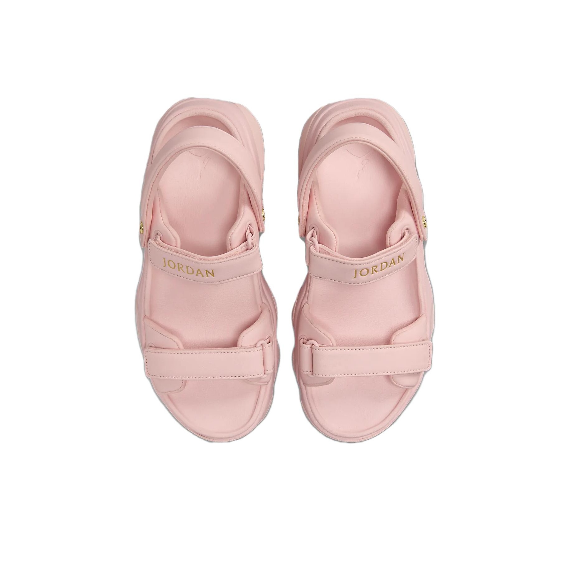 Jordan sandals pink and white online