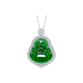 Begoris Chalcedony Jade Necklaces Women's