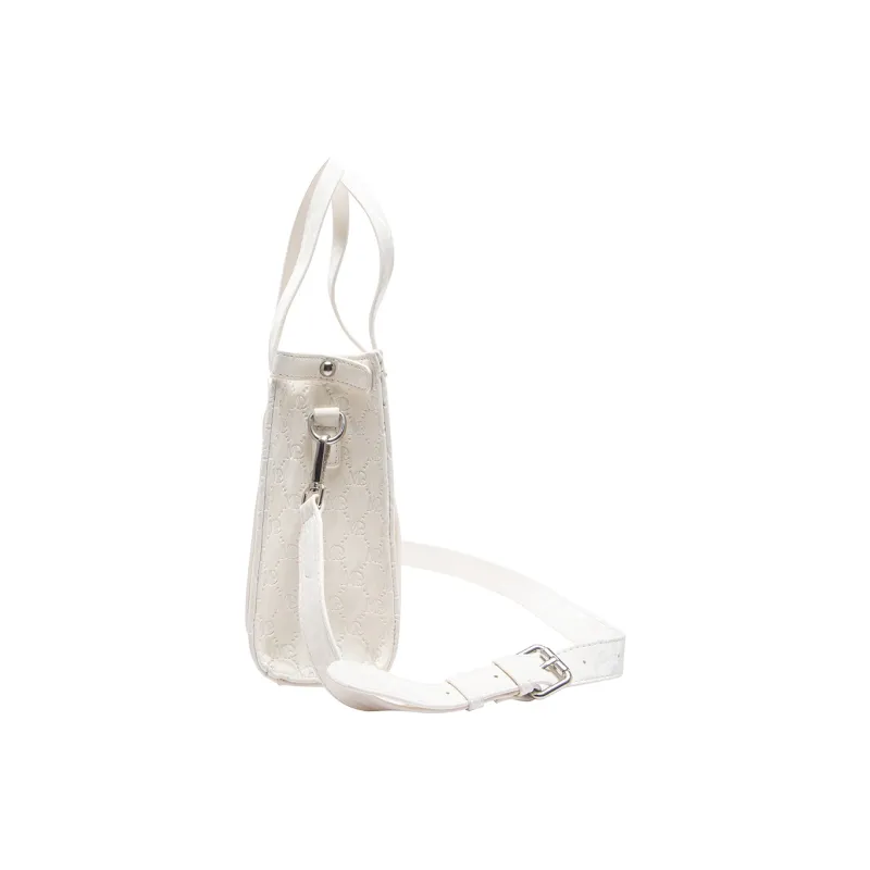 MQ Artificial Leather Tote Handbag Regular Women's Milk White-4