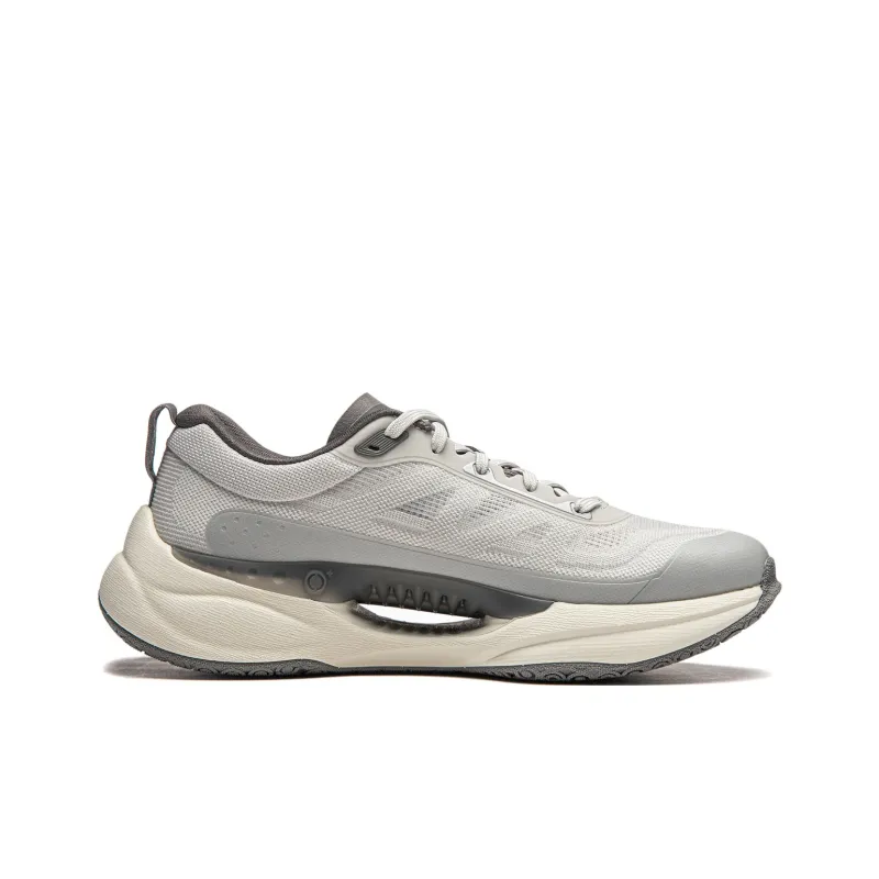 LiNing Soft COOL Breathable And Wear resistant Low Top Casual Shoes Men's Gray-1
