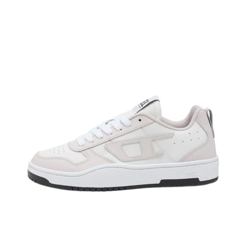DIESEL S-Ukiyo V2 Low-Top Skateboard Shoes Women's White-0