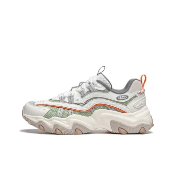 LiNing Cat's Claw Lite 2 Shock Absorbers With Slip Resistant Features Low Top Chunky Sneakers Women's Green