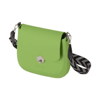 O Bag Thermoplastic Compound Shoulder Bag Crossbody Bag Women's Green