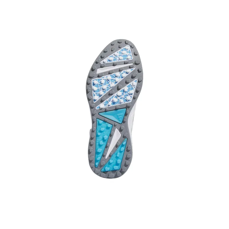Adidas Solarmotion Boa 24 Spikeless Golf Cloud White Silver Metallic Blue Burst-4
