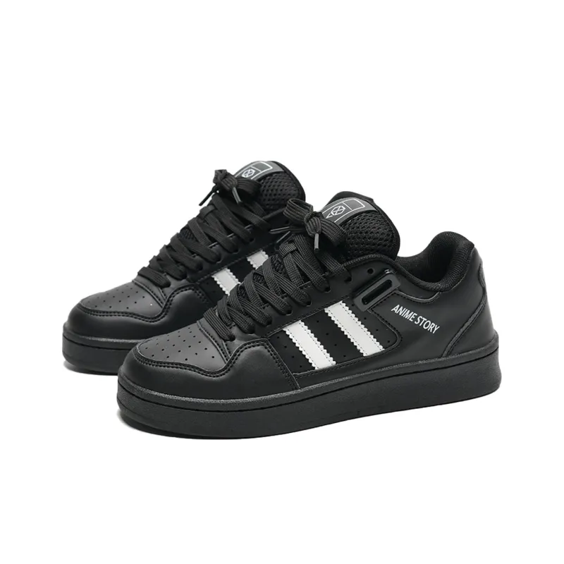 Circle Small Coverage Lightweight Breathable Height Increasing Low Top Skateboard Shoes Unisex-9