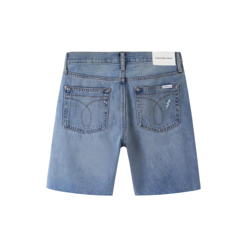 Calvin Klein Denim Shorts Men Light Blue-1