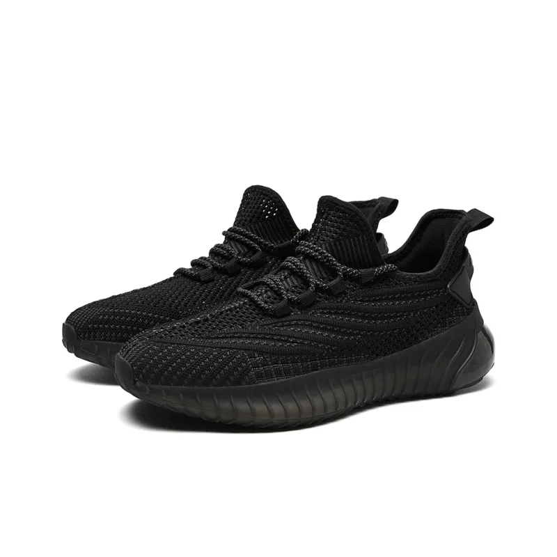 AOKANG Running Shoes Men Low Top Black-2
