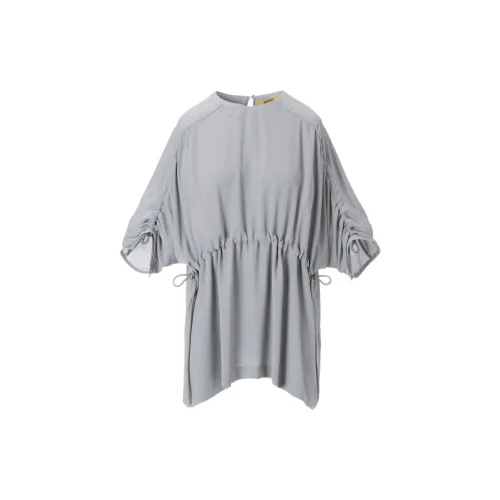 Onitsuka Tiger Short-Sleeved Dresses Women's Gray