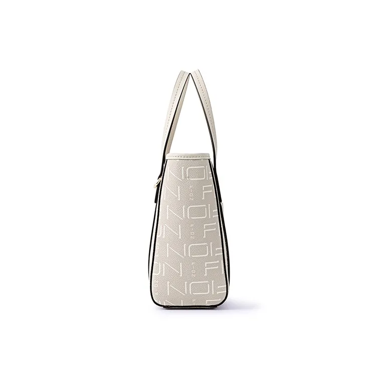 FION PVC Basket Bag, Tote Bag, Shopping Bag, Crossbody Bag Tubas Women's Brown-9