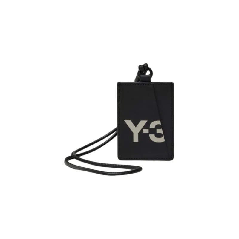 Y-3 Printed Leather Card Holder-0