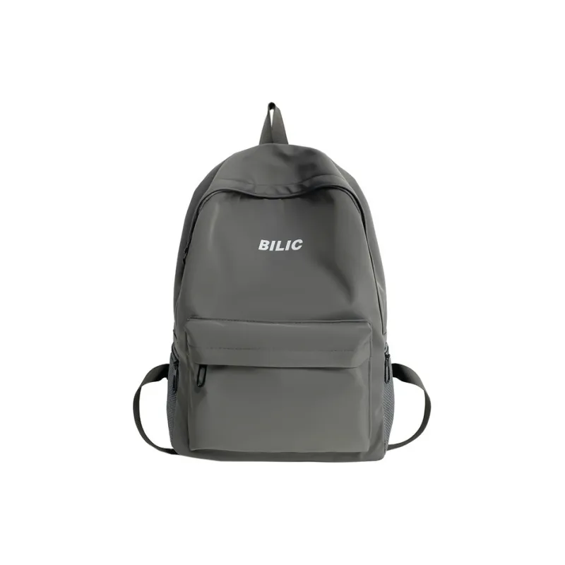 MOK High Quality Composite Fabric Backpack Regular Unisex Gray/Black/Burgundy/Ecru-0
