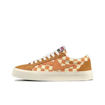 LuzaoT SUPER DRAG Anti Slip And Wear Resistant Lightweight Low Top Canvas Shoes Women's Mandarin Orange