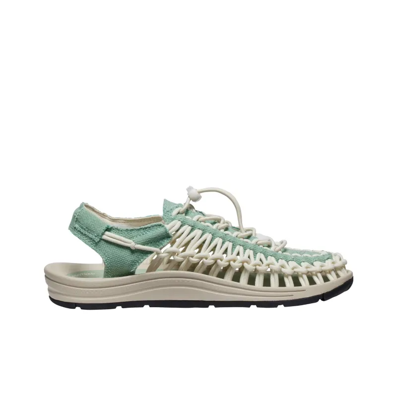 KEEN Uneek Breathable River Trekking Shoes Women's White Green-1
