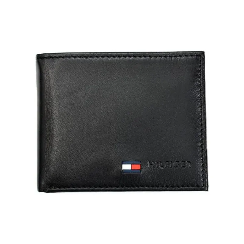 Tommy Hilfiger Leather Wallet Unisex Black-0