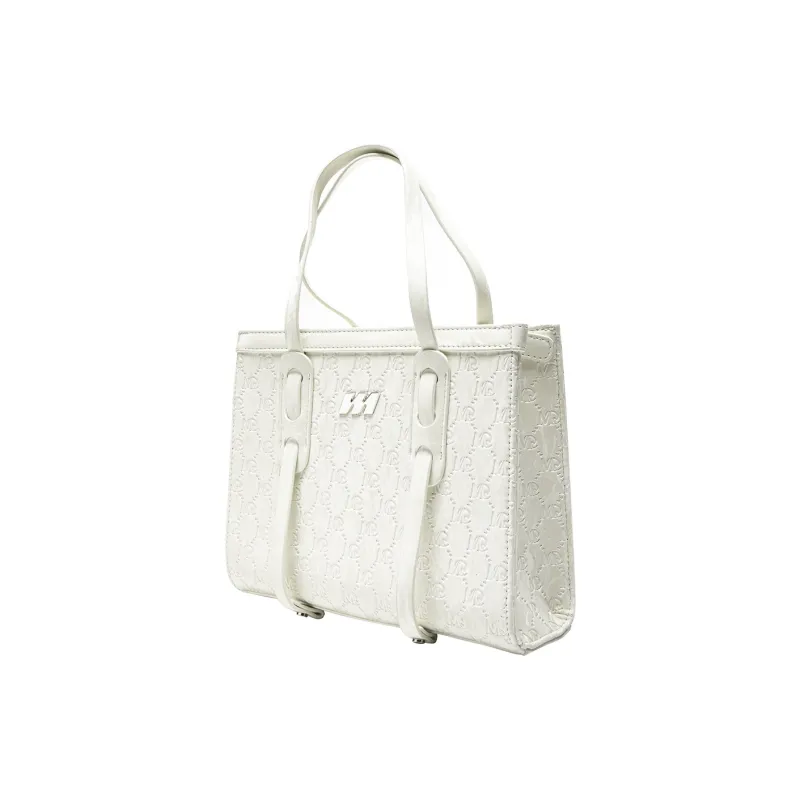 MQ Artificial Leather Tote Handbag Regular Women's Milk White-1