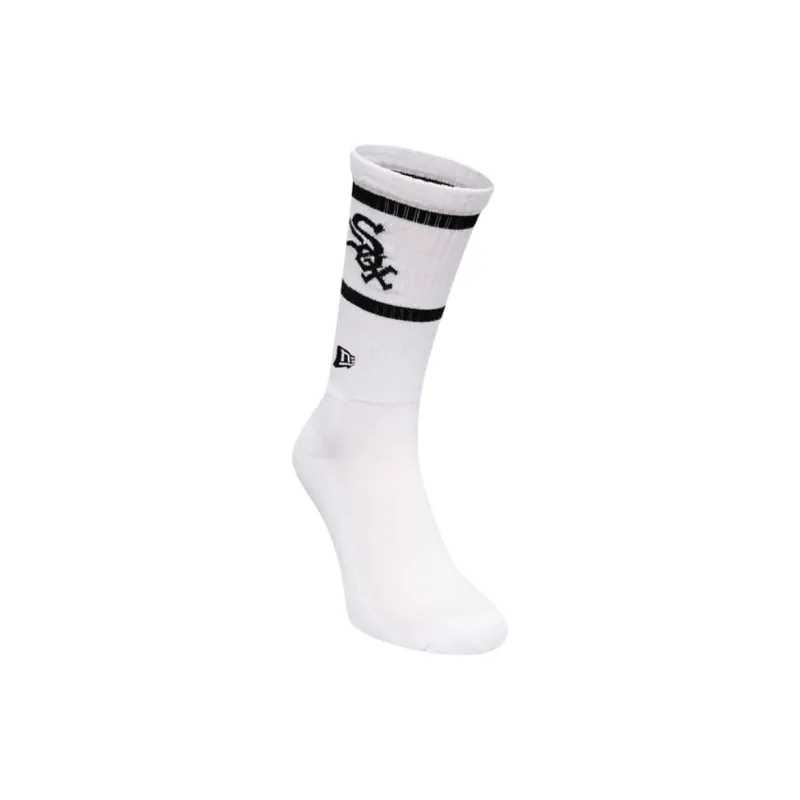 New Era Knee High Socks Unisex 1 Pack White-2