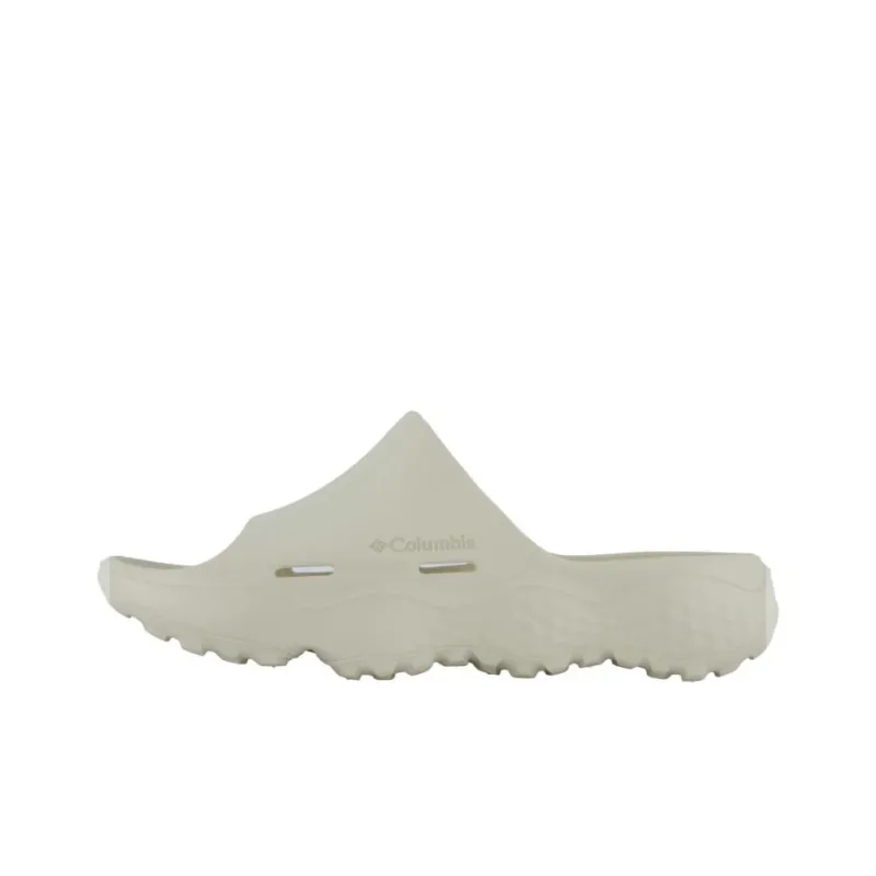 Columbia Slip Resistant Slide Slippers Men's Ivory-0