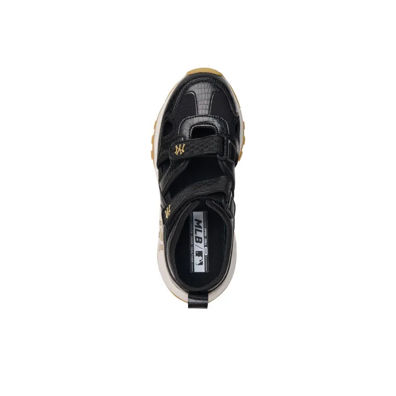 MLB Sandal Chunky Mask Cushioned Slip Resistant Low Top Casual Running Shoes Unisex Black-3