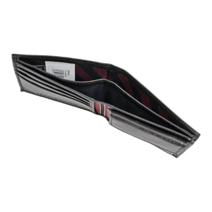 Tommy Hilfiger Leather Wallet Unisex Black-5