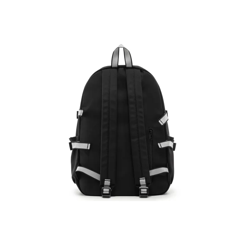 WONHOX Fabric Backpacks Laptop Bags Backpack Regular Unisex Black/Haze Blue/Royal Blue-4