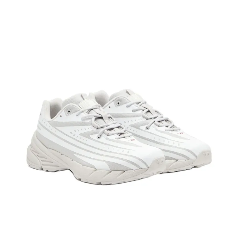 DIESEL D Airspeed Low Striped Low Top Casual Shoes Women's White-3