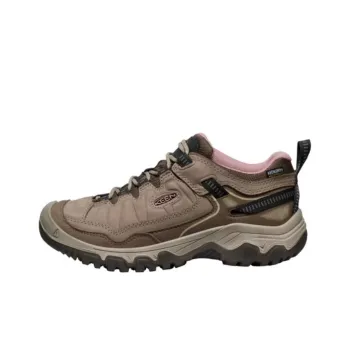 KEEN Targhee IV WP Cushioning Wear-Resistant Low-Top Outdoor Shoes Women's Brown Black