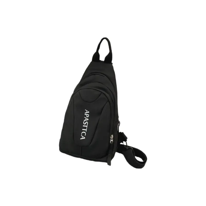 BAODIDAISHU Nylon Crossbody Bag, Backpack, Sling Bag Regular Unisex Light Gray/Black/Red/Green-2