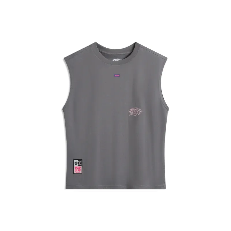 LiNing Badfive Tank Top Men's Smoky Ink Gray-1