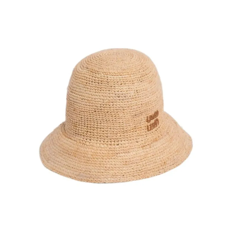 MIU MIU Subject To Official Website Bucket Hats Women's Beige-1