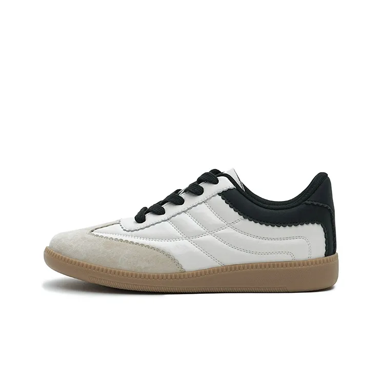 MASOOMAKE German Army Trainers Anti-Slip Wear-Resistant Casual Shoes Women's-8