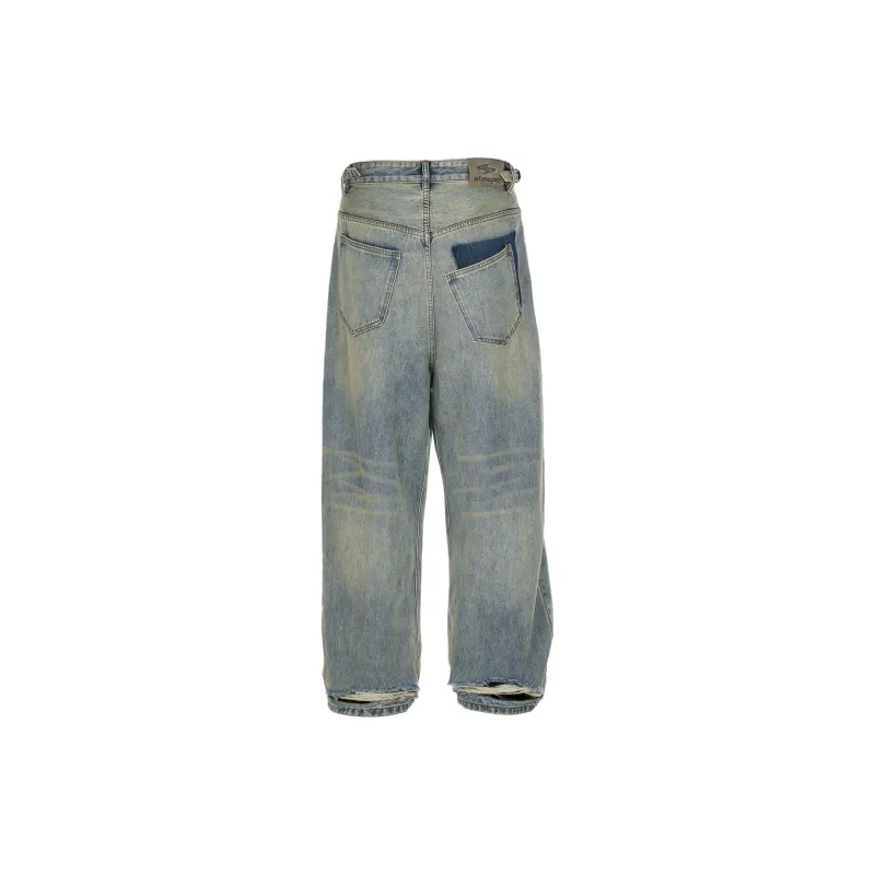 STEEPC Jeans Unisex Washed Blue-1