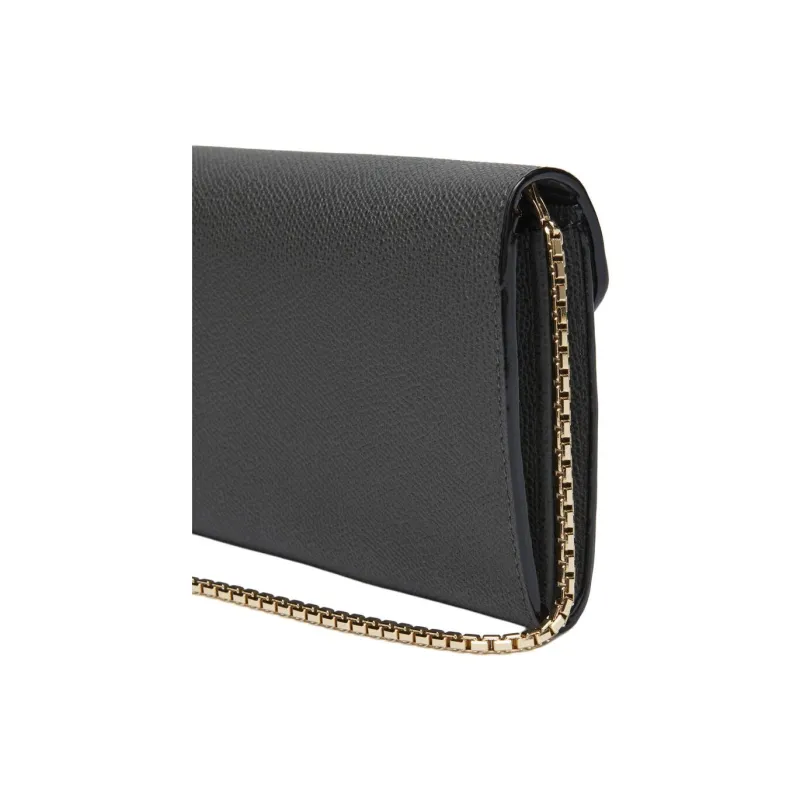 Valextra Iside Millepunte Calfskin Wallet, Shoulder Bag, Crossbody Bag Women's Smoke Gray-2