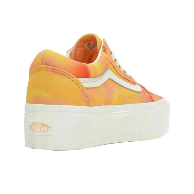 Vans Old Skool Stackform Shoes 'Orange White' Women's-3