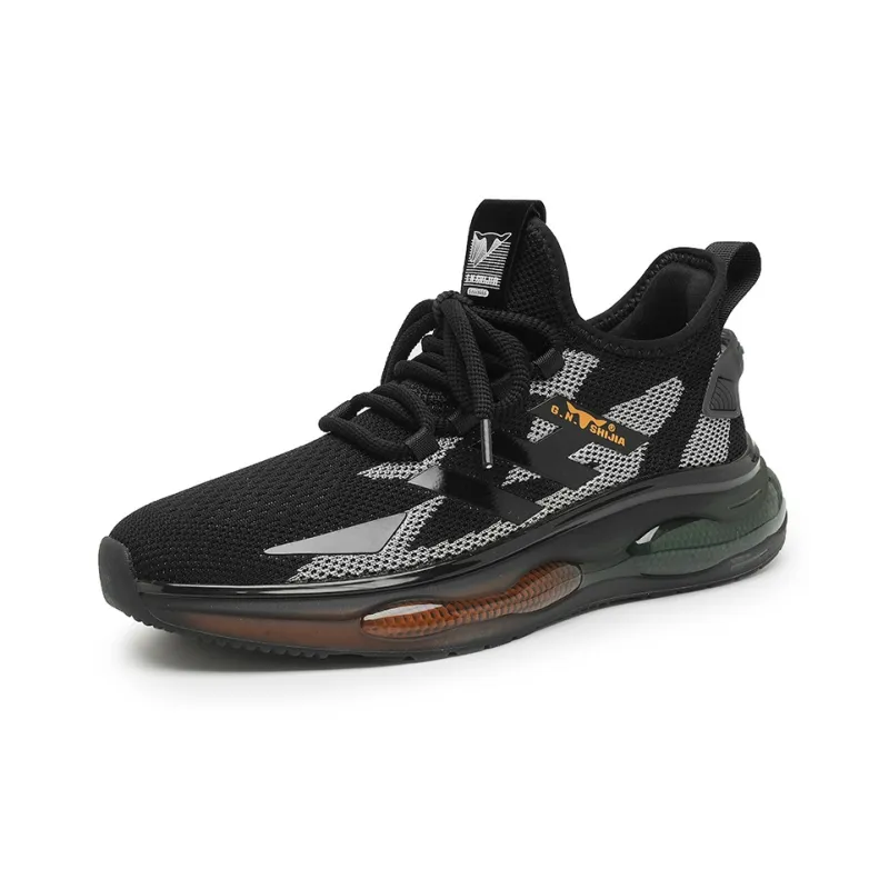 G.N.SHIJIA Casual Shoes Men Low Top Black/White-1