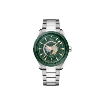 OMEGA AQUA TERRA 150 Meters Mechanical Movement Men's Watches Watch 43mm Green Dial Stainless Steel Watchband