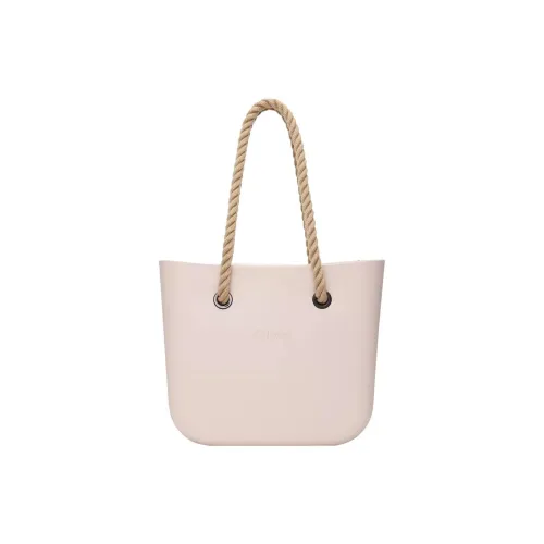 O Bag Thermoplastic Compound Polyester Handbag Mini Women's Smoke Pink