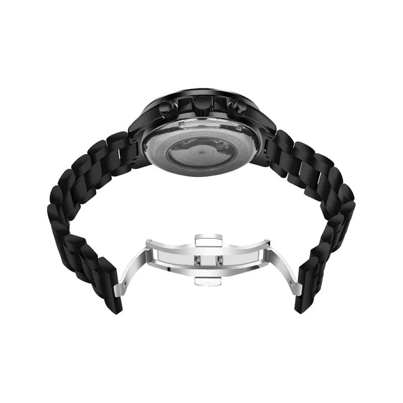 KUN HUANG Mechanical Movement Watch Men's Watches Black Dial-6