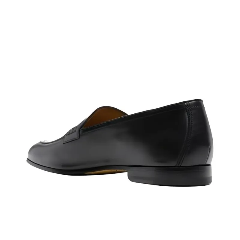 DOUCAL'S Penny-slot Leather Loafers-3