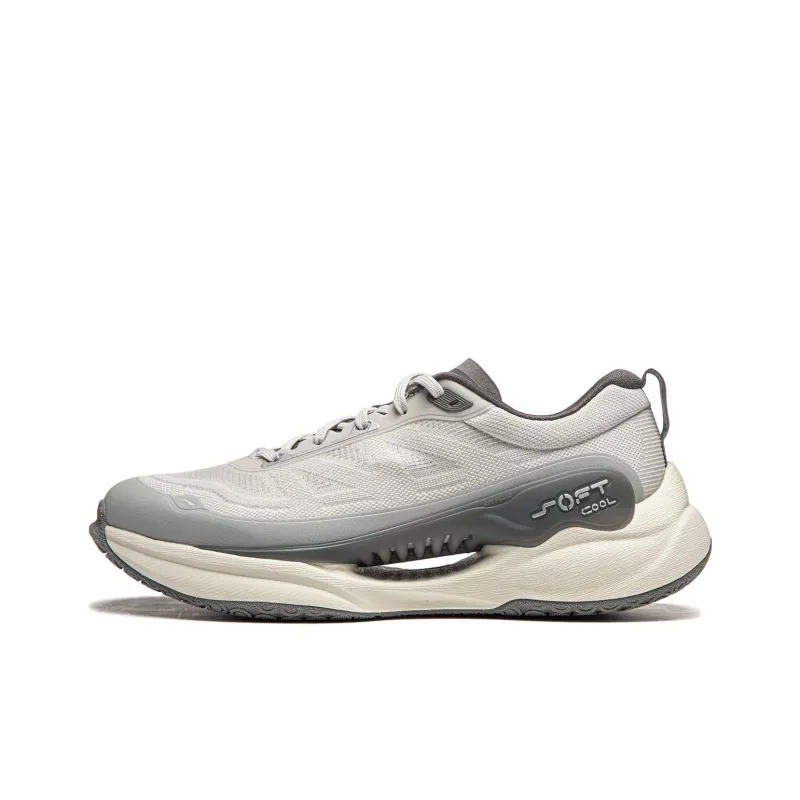 LiNing Soft COOL Breathable And Wear resistant Low Top Casual Shoes Men's Gray-0