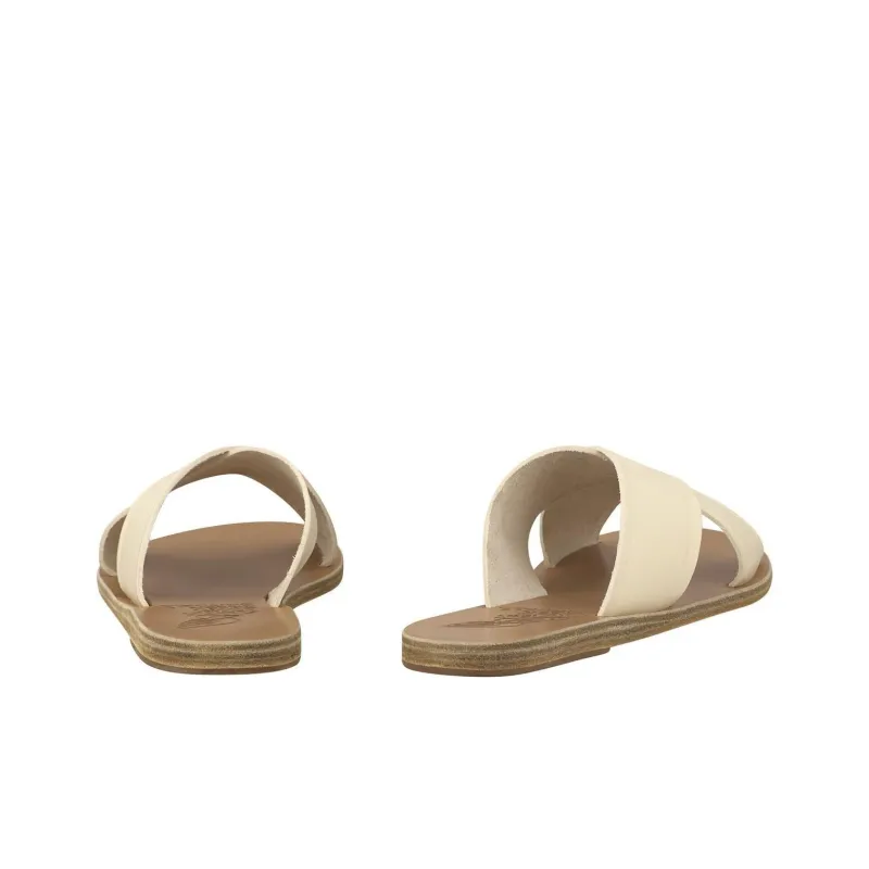 ANCIENT GREEK SANDALS Slide Slippers Women's Gray White-4